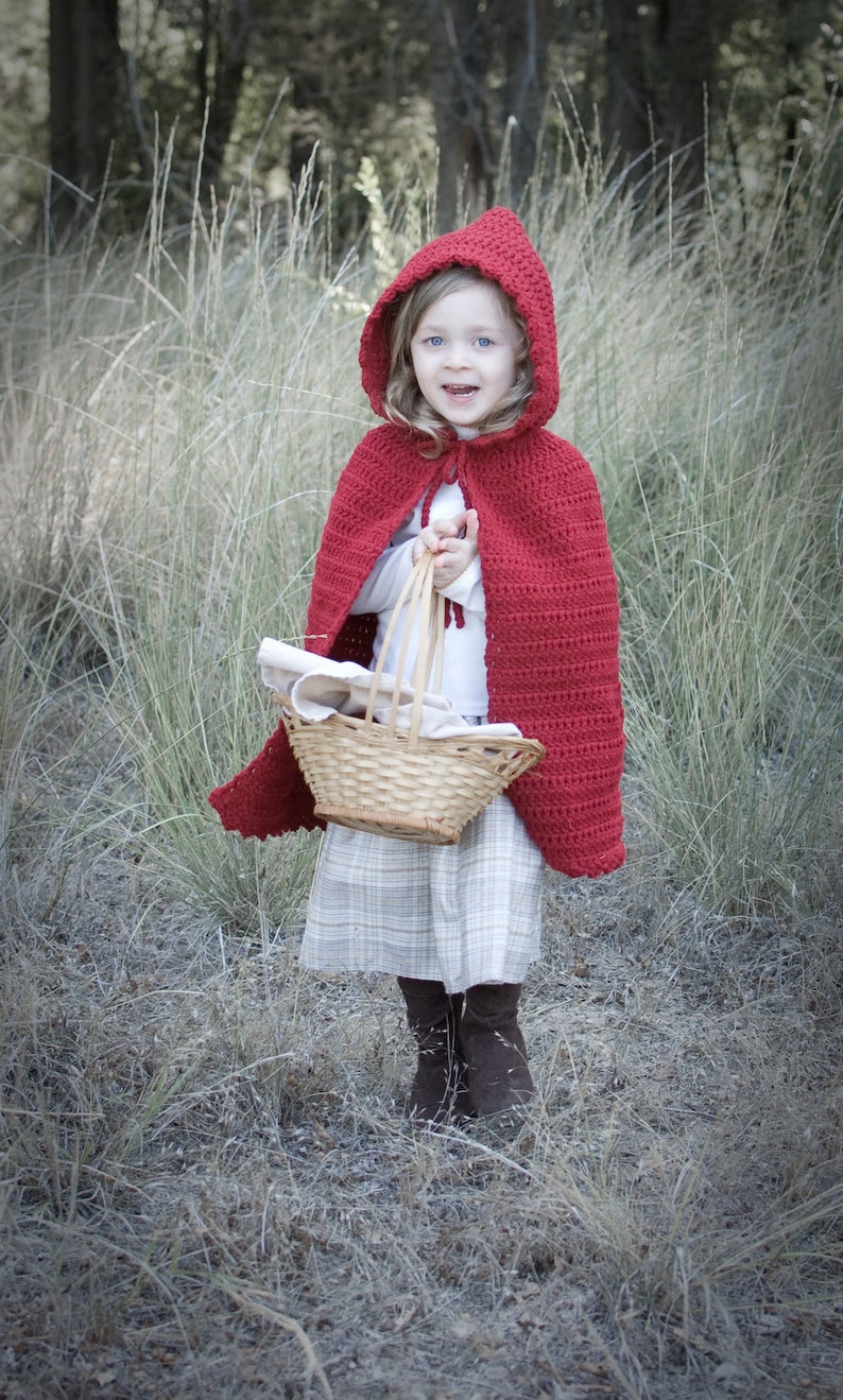 Crochet Little Red Riding Hood pattern Permission to sell finished product-INSTANT DOWNLOAD image 3