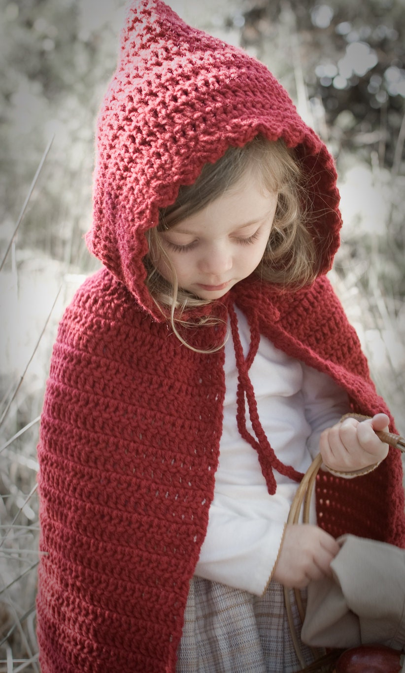 Crochet Little Red Riding Hood Pattern- Permission to Sell  display picture 1