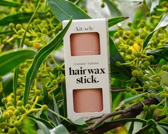 Barra de cera para el cabello | Fijación elegante y nutrición con aceite de ricino (75 g)