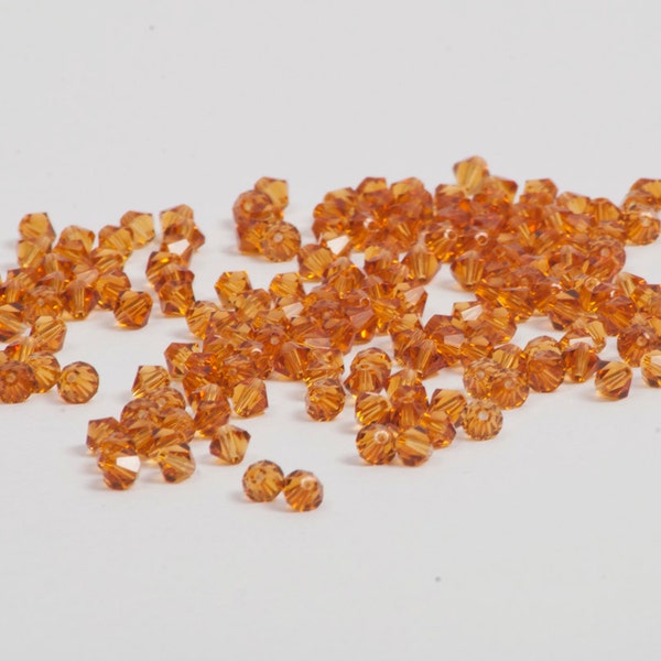 Swarovski Crystal November Birthstone Crystal Bead Lot 4mm - 100 Count