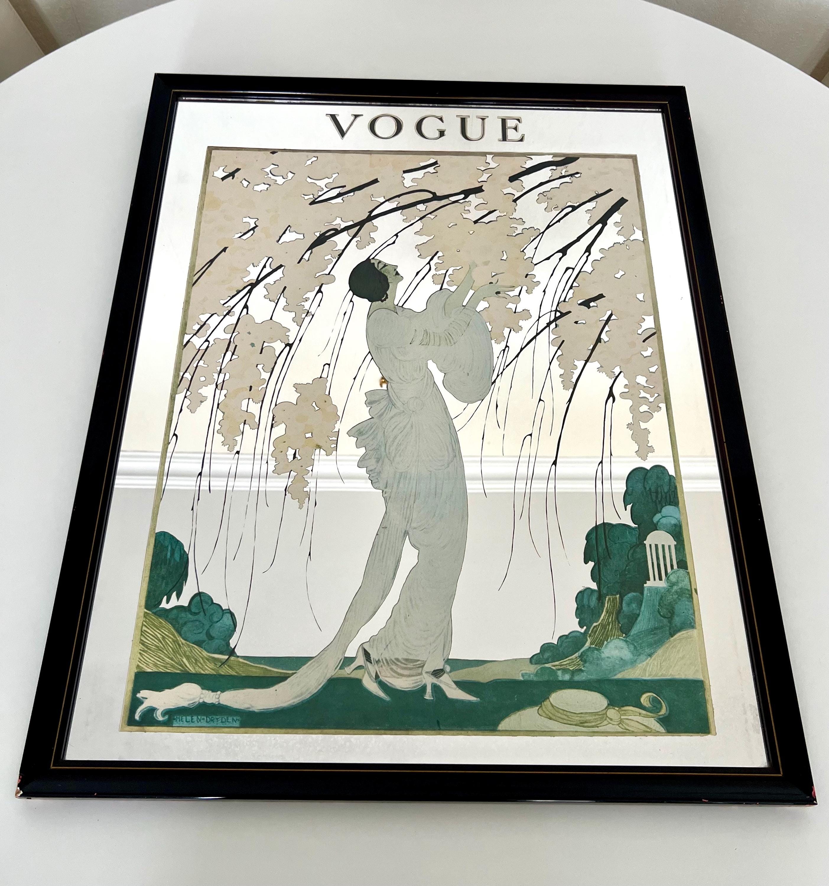 Vogue Mirror 1919 - Etsy