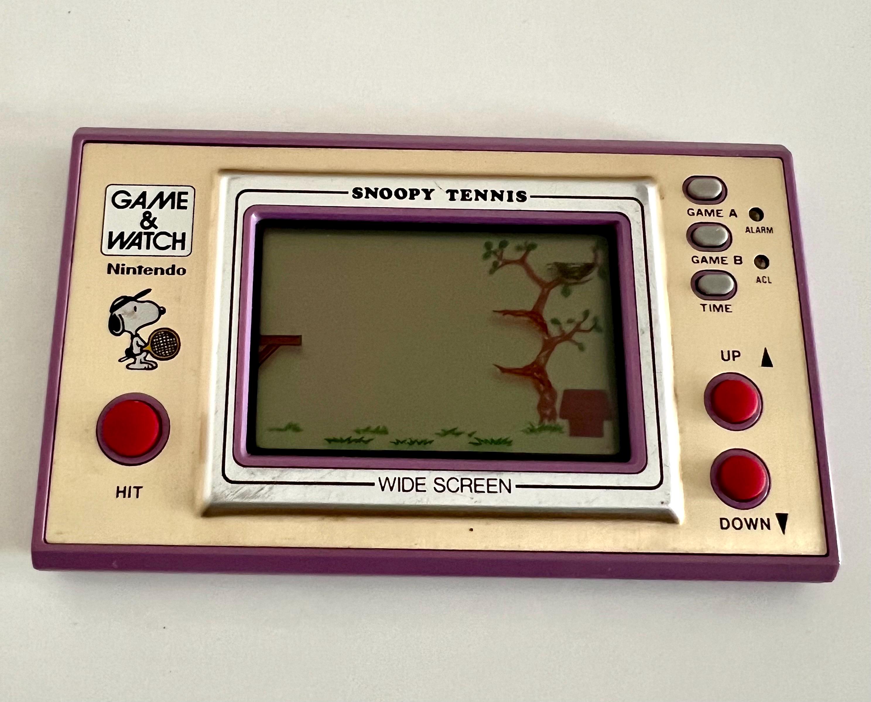 Snoopy Tennis Game Watch - Etsy