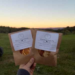 Kit per pentola a cottura lenta fatto a mano / Frutta secca e cannella / Accogliente fragranza rustica per la casa / Regalo autunnale e natalizio