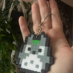 Totoro Studio Ghibli My Neighbor Totoro Perler Fuse Bead Keychain or Magnet