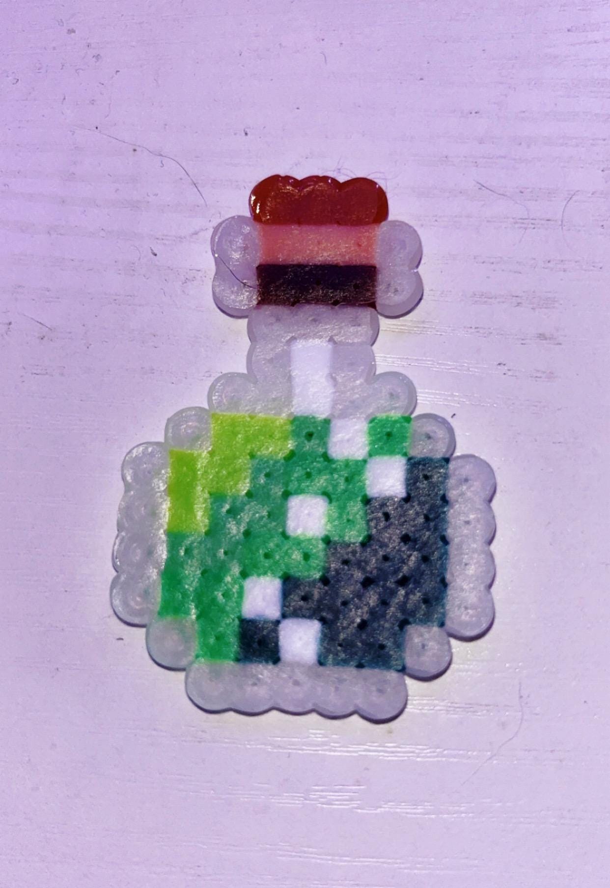 Minecraft Potion Perler Fuse Bead Keychains or Magnets - Etsy