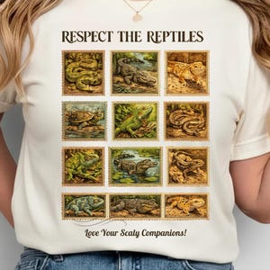 Vintage Reptile Shirt, Snake Crocodile Gecko Iguana Art Tee, Reptile Lover Gift, Anaconda Python Lizard Sweatshirt