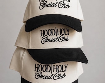 Half Hood Half Holy Baseball Cap | Faith Sarcasm Edge