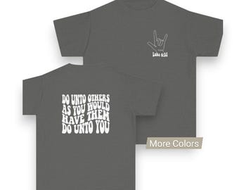 Do Unto Others Scripture Luke 6:31 Youth Tee | Faith Kids Shirt
