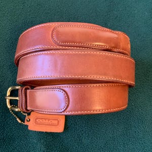 Vintage Coach Belt - Etsy