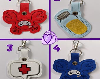 Llaveros y colgantes para bolsos inspirados en Team Fortress 2