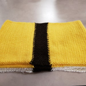 Tamago Nigiri Sushi Scarf knitting pattern