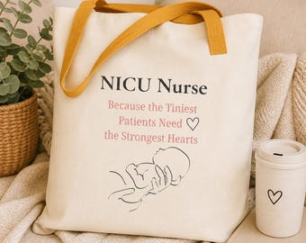 NICU看護師へのギフトトートバッグ｜NICU感謝ギフト｜新生児看護師への感謝ギフト｜NICUママへのギフトアイデア