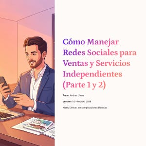 Spanish Social Media Guide for Sales: Realtors, Freelancers (PDF Download)