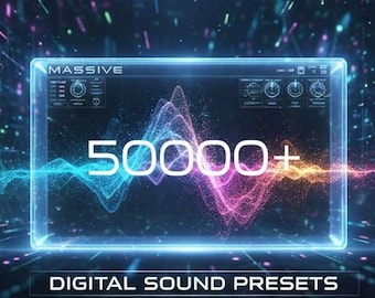 Native Instruments Massive Presets Bundle, 50000+ Synth Sound Pack (Digital Download)