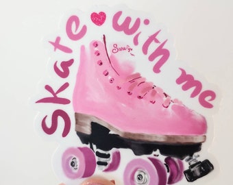 Roller Skate Sticker, vinyl, waterproof sticker