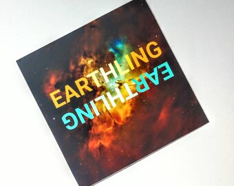 EARTHLING space vinyl, waterproof sticker