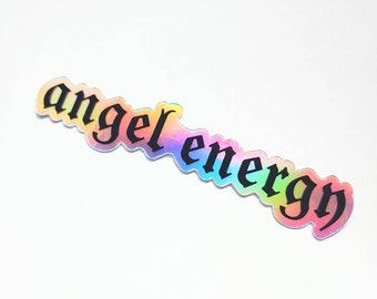 Angel Energy Holographic Sticker