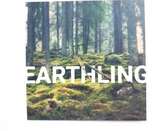 EARTHLING forest vinyl, waterproof sticker