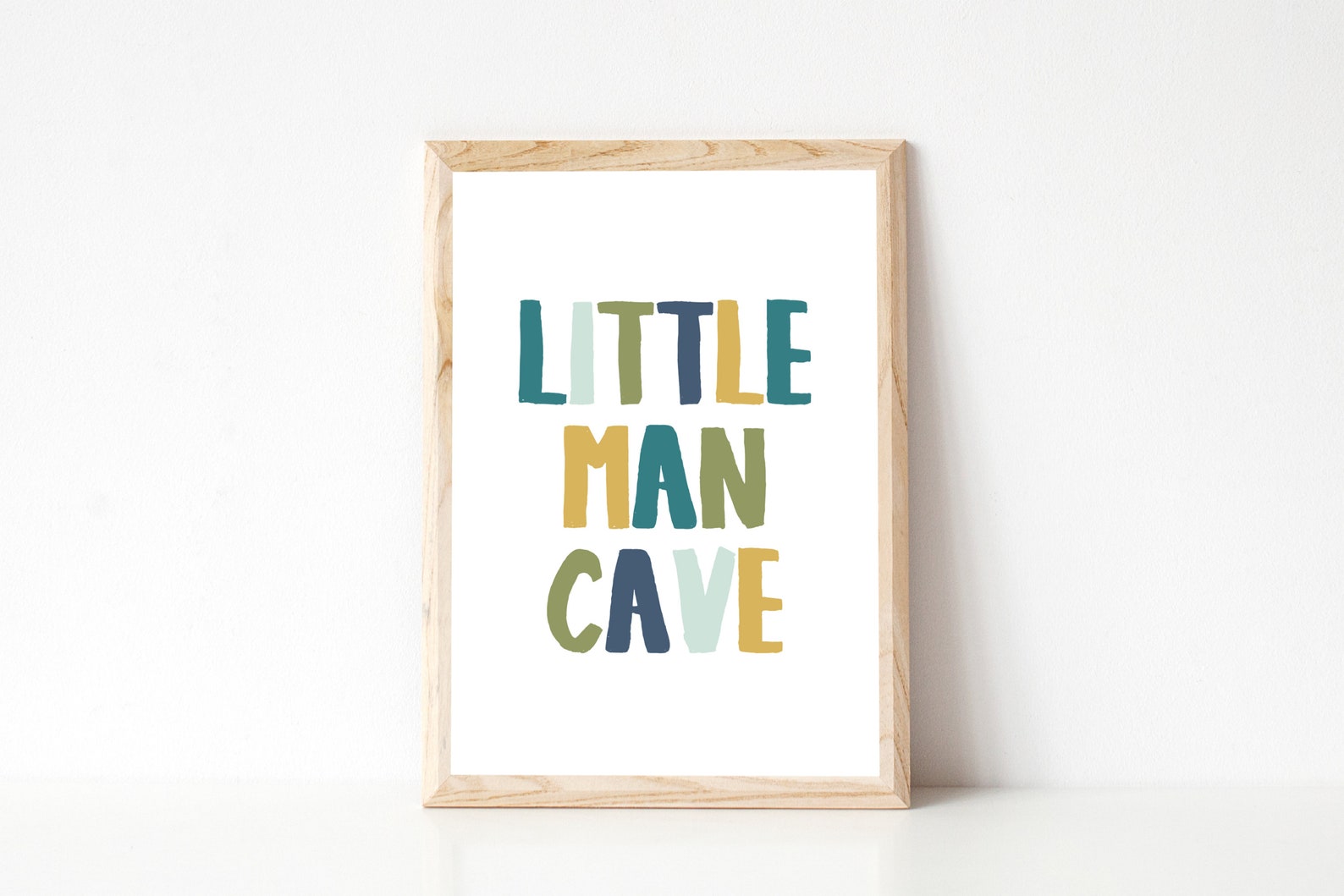 Little Man Cave Printable Poster Nursery Decor Nursery - Etsy