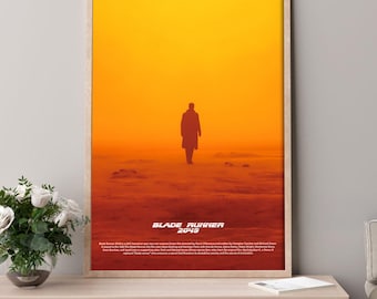 Blade Runner 2049 Movie Poster Canvas, Wall Art Print, Home Decor