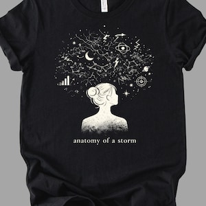 anatomy of a storm - minimalist systems thinking shirt, introspective philosophy tee, chaos and clarity design, systems thinker gift