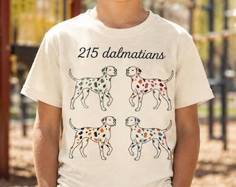 215 Philadelphia Dalmatians jeugd-T-shirt | Illustratie Dalmatische puppy