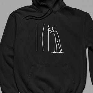 Felpa con cappuccio Structural Integrity - Grafica minimalista - Abbigliamento per il pensiero sistemico - Design di stabilità astratta - Pullover unisex