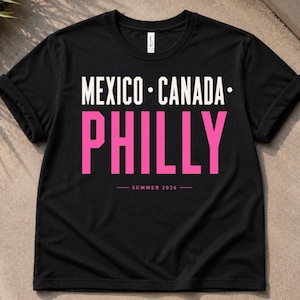 Philadelphia World Cup Shirt, Mexico Canada Philly Tee, Host City Soccer Shirt, Summer 2026 Fan Shirt, Philly Soccer Tee