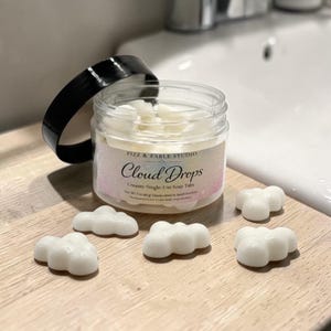Cloud Drops Einweg-Seifen-Tabs | Cremig sanfter Schaum, kinderfreundliche Reisegröße