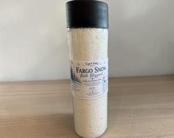 Fargo Snow Blizzard Badezusatz, Sprudelndes Mineralbad, Meersalz 400 ml
