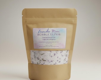 Luxurious Botanical-Infused Bath Salts | Foaming Mineral Soak | 4oz Sachet