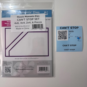 Mosaic Moments® Can't Stop Die Set 19049 – Scrapbook Die – Grid Compatible – 12x12 Layouts & Card Making