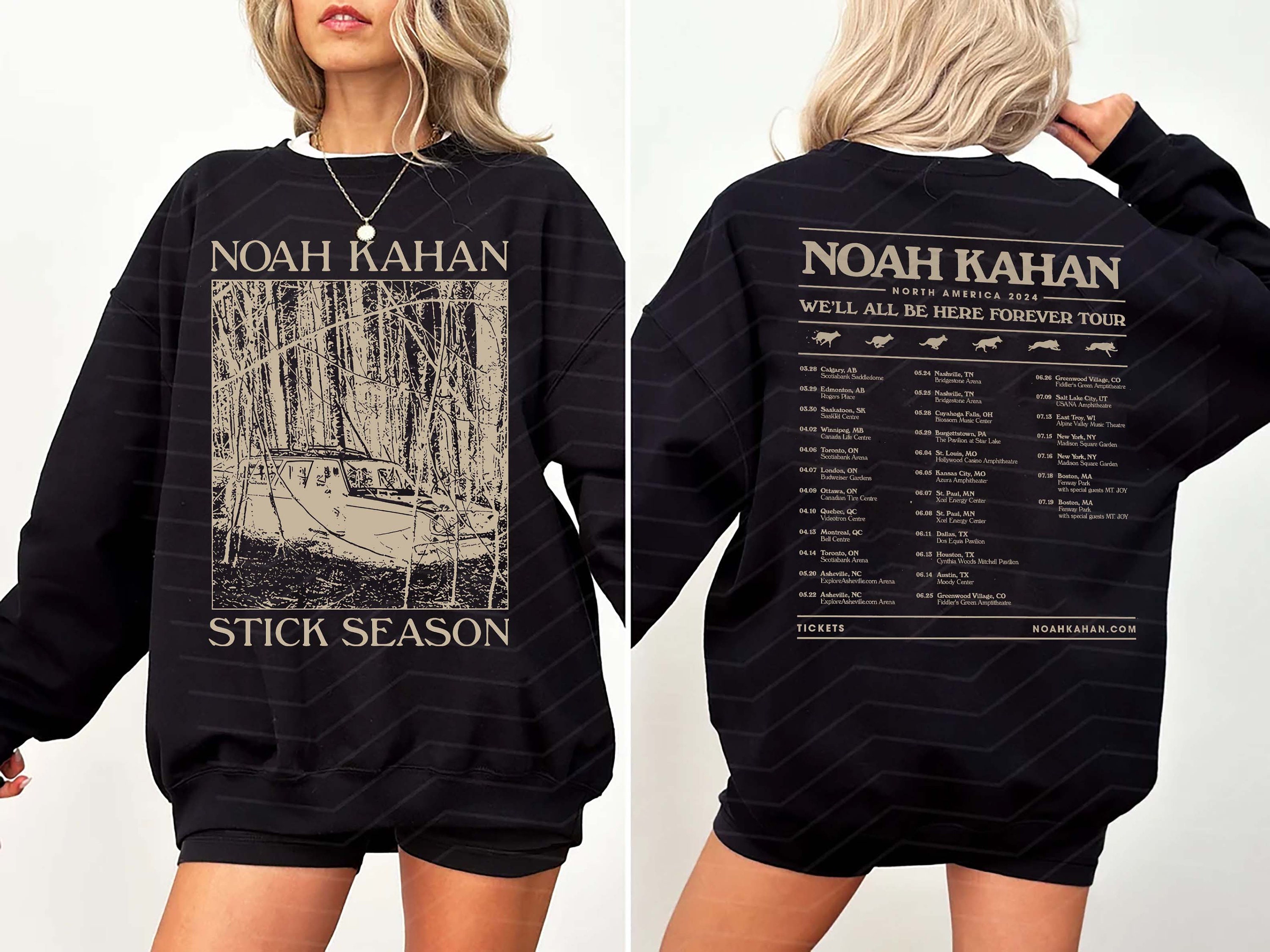 Noah Kahan Shirt, Well All Be Here Forever Tour Noah Kahan Sweatshirt