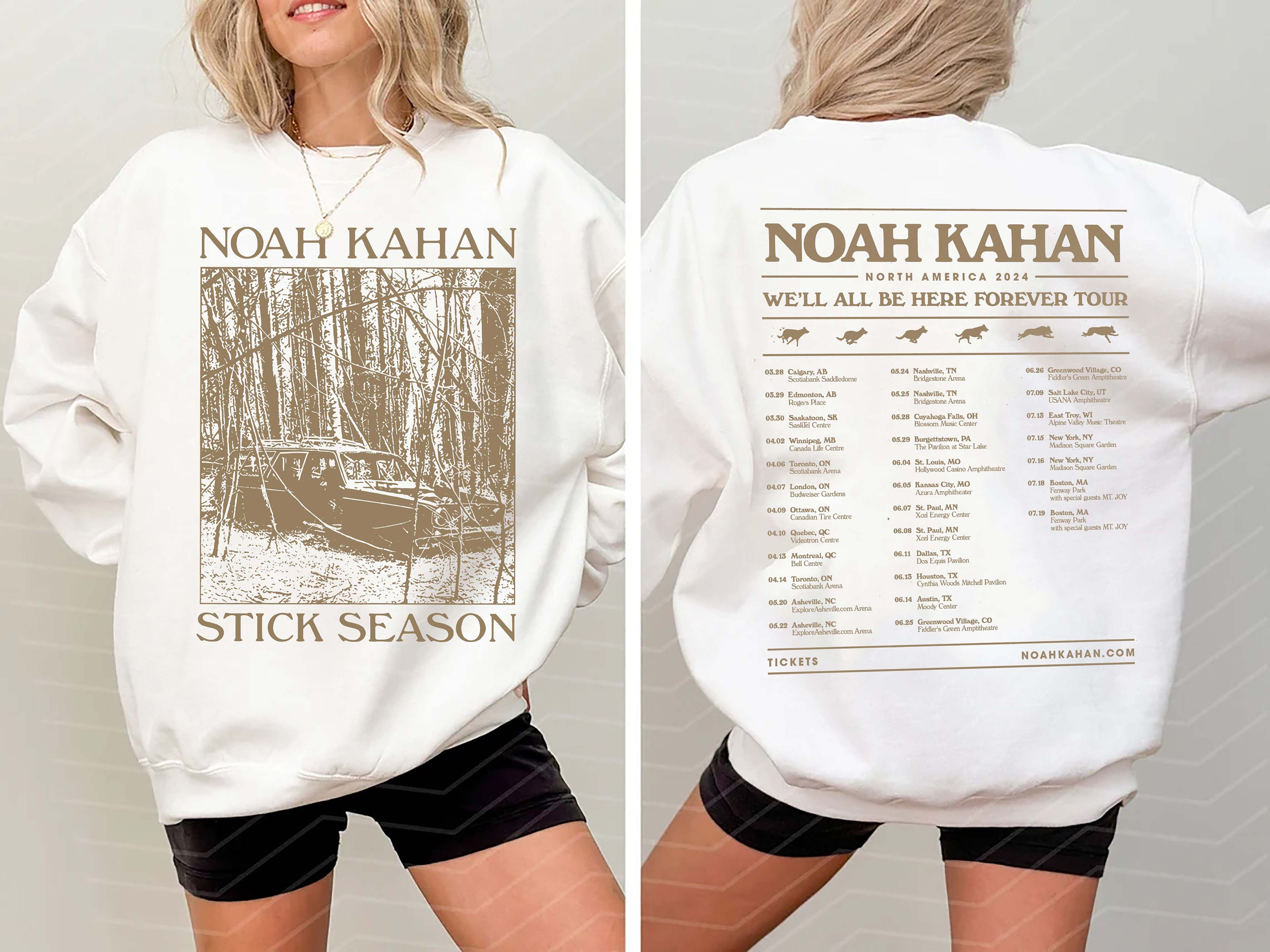 Noah Kahan Shirt, Well All Be Here Forever Tour Noah Kahan Sweatshirt
