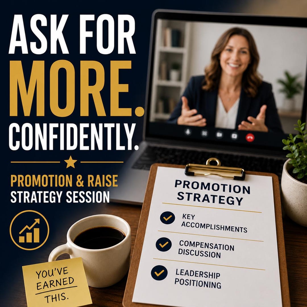 1:1 Promotion & Raise Strategy Session | How Do I Ask for More Money ...