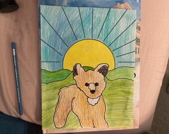 Dog coloring pages for kids AND adults.