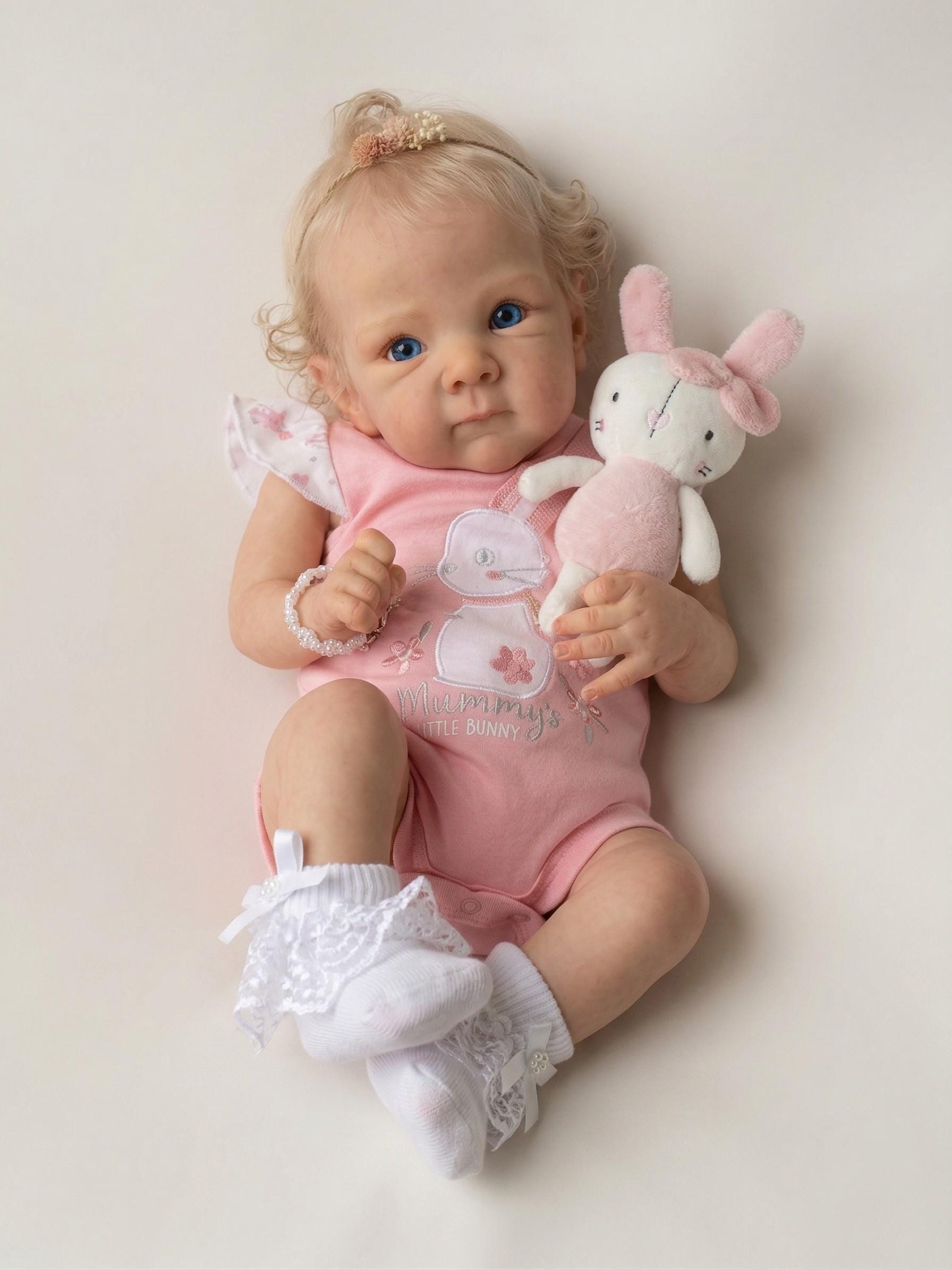 Reborn baby dolls girl with eyes open - Etsy 日本
