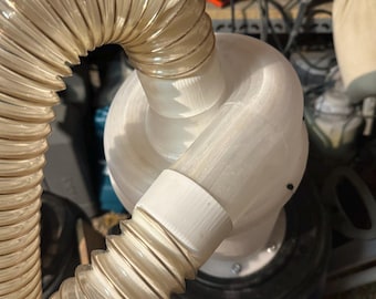 Cyclon-stofafzuiging 60 mm spiraalslangadapters compatibel met verschillende merken