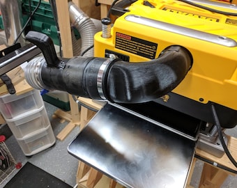 Dewalt DW735 naar 4" stofopvangadapter, compatibel met DeWalt Tools