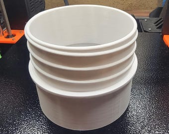 Adapter voor flexibele stofopvangslang van 4" DWV naar 4" compatibel met verschillende merken