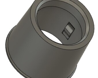 Dewalt Airlock-compatibele push-fit-adapter voor 2,5-shop vacuümslang