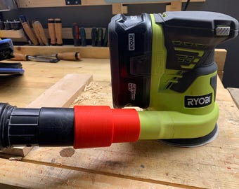 Stofzuigeradapter compatibel met Ryobi vlakschuurmachine en 1-7/8 inch slang