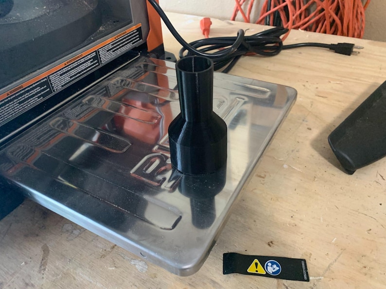 Adaptador de recolección de polvo para cepilladora de espesor Ridgid compatible con la cepilladora Ridgid de 13" imagen 3