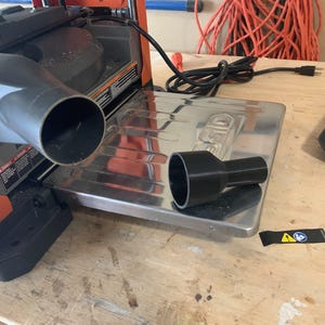 Adaptador de recolección de polvo para cepilladora de espesor Ridgid compatible con la cepilladora Ridgid de 13" imagen 4