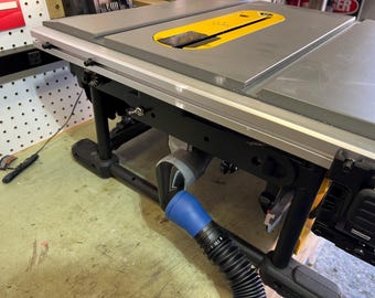 Adaptateur pour scie à table Dewalt vers Rockler Dust Right compatible avec Dewalt DWE7485