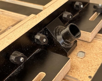 Stofafscheideradapter compatibel met KMTools-freestafel