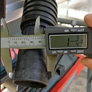 BOSCH Tischsäge Staubsauger Adapter Kompatibel mit Ridgid 4,5 cm Schlauch Bild 5