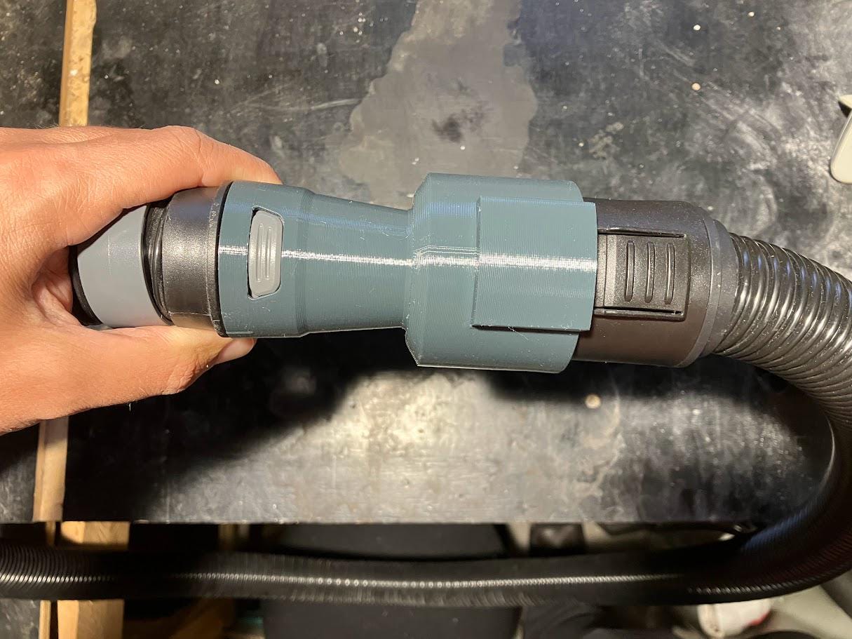 Acoplador de manguera de aspiradora Kärcher serie WD compatible con aspiradoras Kärcher
