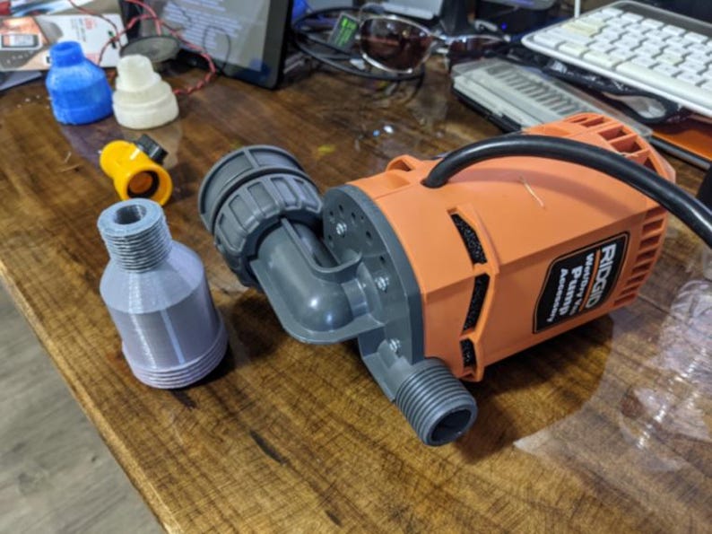 Ridgid Shop Vac-waterpompslangadapter compatibel met Ridgid Tools afbeelding 3