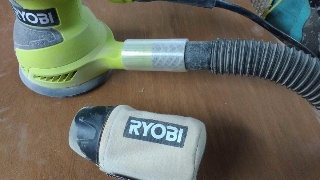 Adaptateur pour ponceuse orbitale Ryobi compatible avec les outils Ryobi